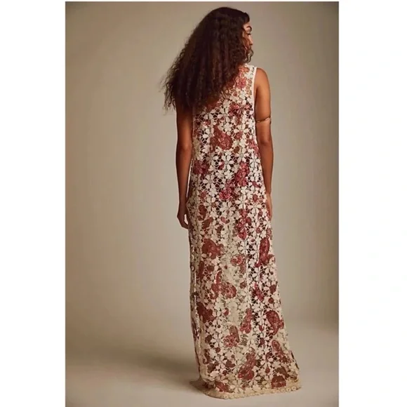Free People Lilly Lace Maxi Dress Size XS - Picture 2 of 7